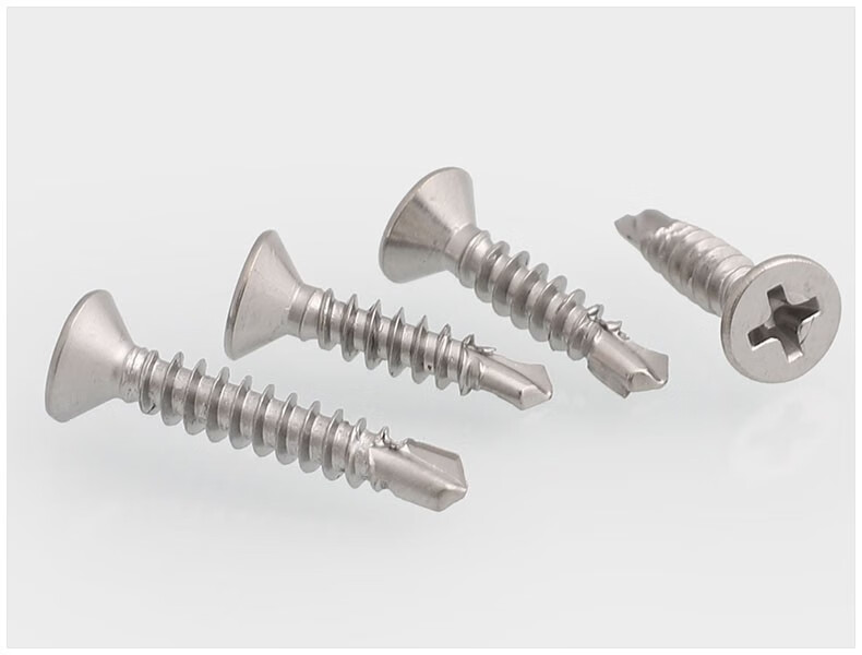 304/316不銹鋼沉頭十字平頭自攻自鉆鉆尾螺絲燕尾釘彩鋼瓦4.2m4.8 以