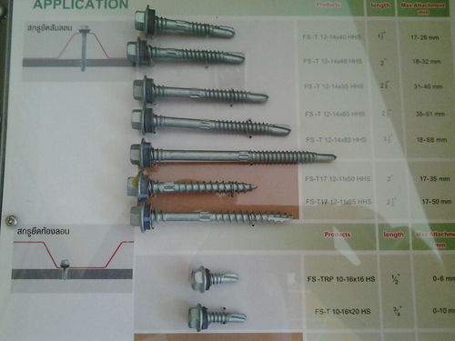 十字盤頭普通鍍鋅鉆尾螺絲